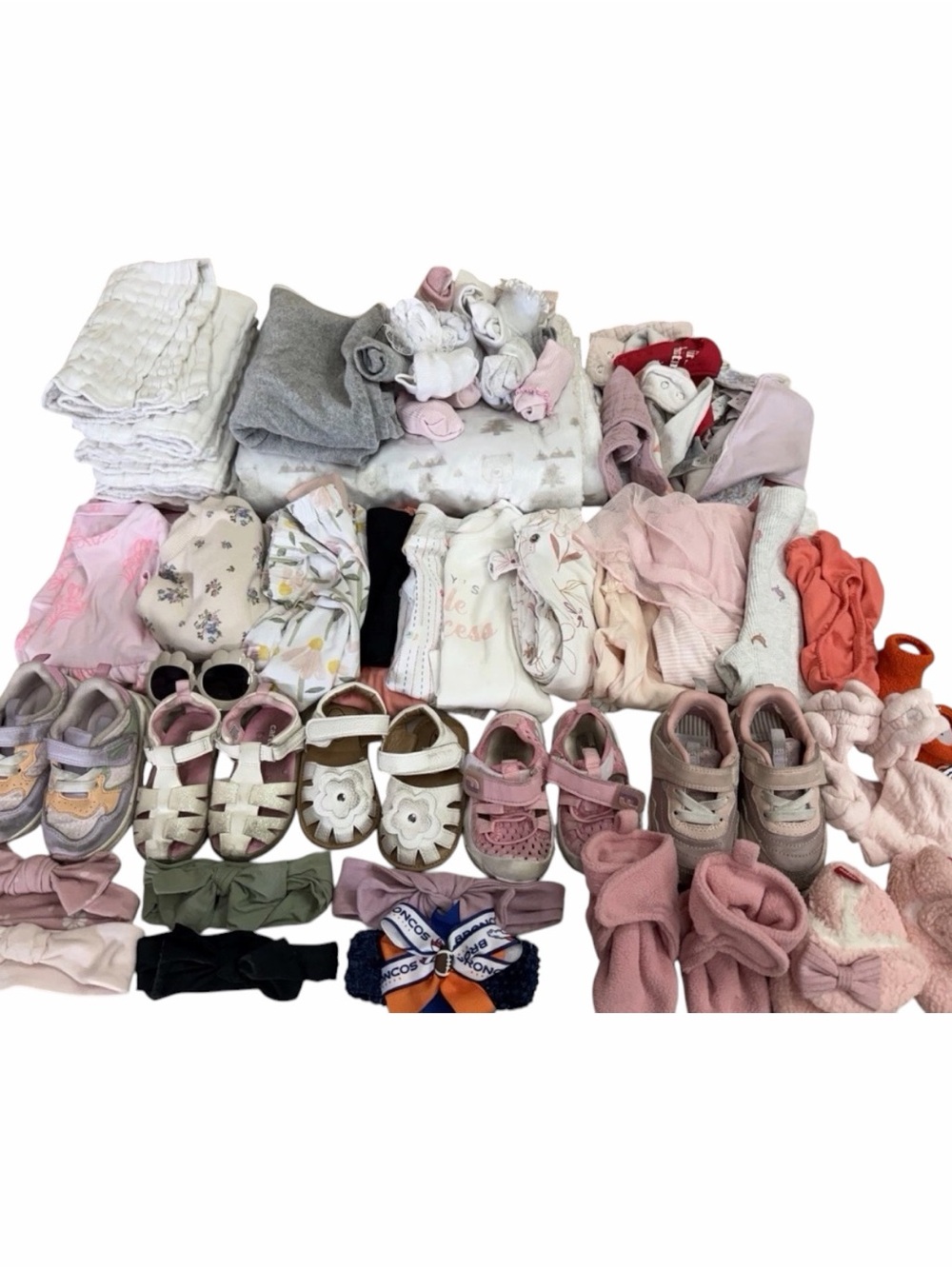 Baby Girls Clothing Lot Size 18 Month Mixed Brands + Accessories, Shoes, & More!